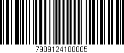 Código de barras (EAN, GTIN, SKU, ISBN): '7909124100005'
