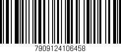 Código de barras (EAN, GTIN, SKU, ISBN): '7909124106458'