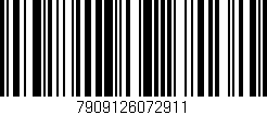 Código de barras (EAN, GTIN, SKU, ISBN): '7909126072911'