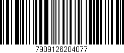 Código de barras (EAN, GTIN, SKU, ISBN): '7909126204077'