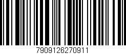 Código de barras (EAN, GTIN, SKU, ISBN): '7909126270911'