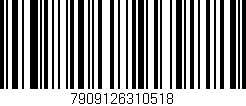 Código de barras (EAN, GTIN, SKU, ISBN): '7909126310518'