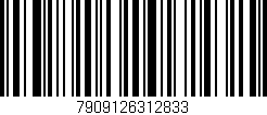 Código de barras (EAN, GTIN, SKU, ISBN): '7909126312833'