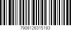 Código de barras (EAN, GTIN, SKU, ISBN): '7909126315193'