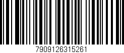 Código de barras (EAN, GTIN, SKU, ISBN): '7909126315261'