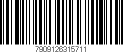 Código de barras (EAN, GTIN, SKU, ISBN): '7909126315711'