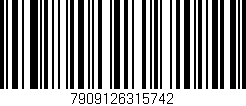 Código de barras (EAN, GTIN, SKU, ISBN): '7909126315742'