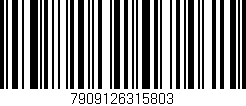 Código de barras (EAN, GTIN, SKU, ISBN): '7909126315803'