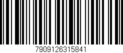 Código de barras (EAN, GTIN, SKU, ISBN): '7909126315841'