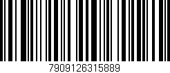 Código de barras (EAN, GTIN, SKU, ISBN): '7909126315889'