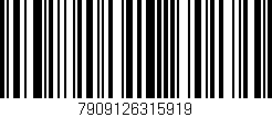 Código de barras (EAN, GTIN, SKU, ISBN): '7909126315919'