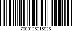 Código de barras (EAN, GTIN, SKU, ISBN): '7909126315926'