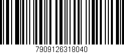 Código de barras (EAN, GTIN, SKU, ISBN): '7909126318040'