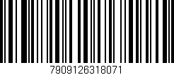 Código de barras (EAN, GTIN, SKU, ISBN): '7909126318071'