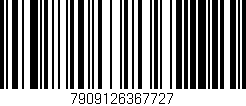 Código de barras (EAN, GTIN, SKU, ISBN): '7909126367727'