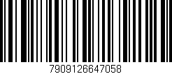 Código de barras (EAN, GTIN, SKU, ISBN): '7909126647058'