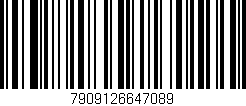 Código de barras (EAN, GTIN, SKU, ISBN): '7909126647089'
