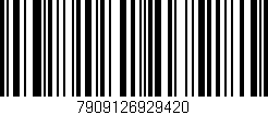 Código de barras (EAN, GTIN, SKU, ISBN): '7909126929420'