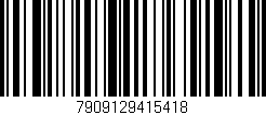 Código de barras (EAN, GTIN, SKU, ISBN): '7909129415418'