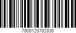 Código de barras (EAN, GTIN, SKU, ISBN): '7909129792939'