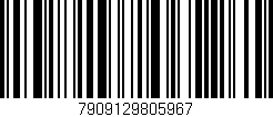 Código de barras (EAN, GTIN, SKU, ISBN): '7909129805967'