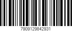 Código de barras (EAN, GTIN, SKU, ISBN): '7909129842931'