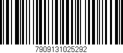 Código de barras (EAN, GTIN, SKU, ISBN): '7909131025292'