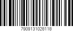Código de barras (EAN, GTIN, SKU, ISBN): '7909131028118'