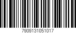 Código de barras (EAN, GTIN, SKU, ISBN): '7909131051017'