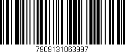 Código de barras (EAN, GTIN, SKU, ISBN): '7909131063997'