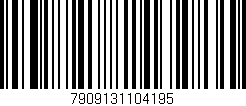 Código de barras (EAN, GTIN, SKU, ISBN): '7909131104195'