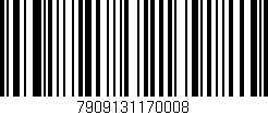 Código de barras (EAN, GTIN, SKU, ISBN): '7909131170008'