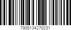 Código de barras (EAN, GTIN, SKU, ISBN): '7909134270231'