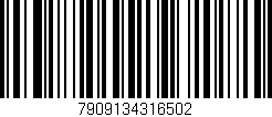 Código de barras (EAN, GTIN, SKU, ISBN): '7909134316502'