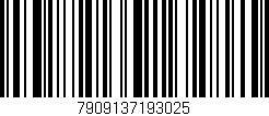 Código de barras (EAN, GTIN, SKU, ISBN): '7909137193025'