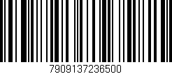 Código de barras (EAN, GTIN, SKU, ISBN): '7909137236500'