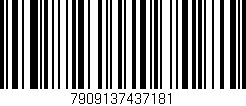 Código de barras (EAN, GTIN, SKU, ISBN): '7909137437181'