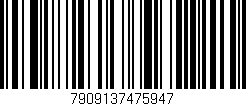 Código de barras (EAN, GTIN, SKU, ISBN): '7909137475947'