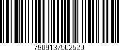 Código de barras (EAN, GTIN, SKU, ISBN): '7909137502520'