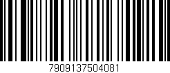 Código de barras (EAN, GTIN, SKU, ISBN): '7909137504081'