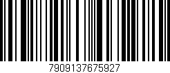 Código de barras (EAN, GTIN, SKU, ISBN): '7909137675927'