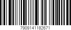 Código de barras (EAN, GTIN, SKU, ISBN): '7909141182671'