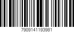 Código de barras (EAN, GTIN, SKU, ISBN): '7909141193981'