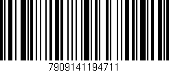 Código de barras (EAN, GTIN, SKU, ISBN): '7909141194711'