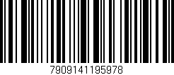 Código de barras (EAN, GTIN, SKU, ISBN): '7909141195978'