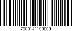 Código de barras (EAN, GTIN, SKU, ISBN): '7909141198009'