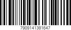 Código de barras (EAN, GTIN, SKU, ISBN): '7909141381647'