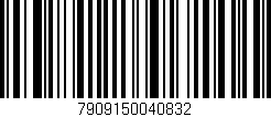 Código de barras (EAN, GTIN, SKU, ISBN): '7909150040832'