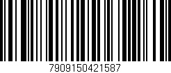 Código de barras (EAN, GTIN, SKU, ISBN): '7909150421587'