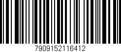 Código de barras (EAN, GTIN, SKU, ISBN): '7909152116412'